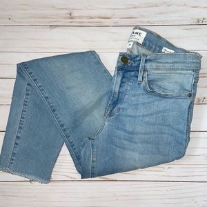 Frame Denim-Le Skinny de Jeanna Crop Jeans